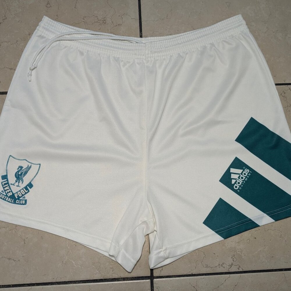 Adidas Equipment 1992 Liverpool Away White Short Size 36 (Large)